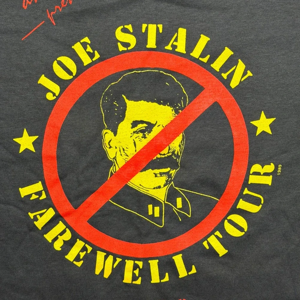 Vintage 80s Mikey G and the pact‎ x Joe Stalin farewell tour Soviet funny shirt
